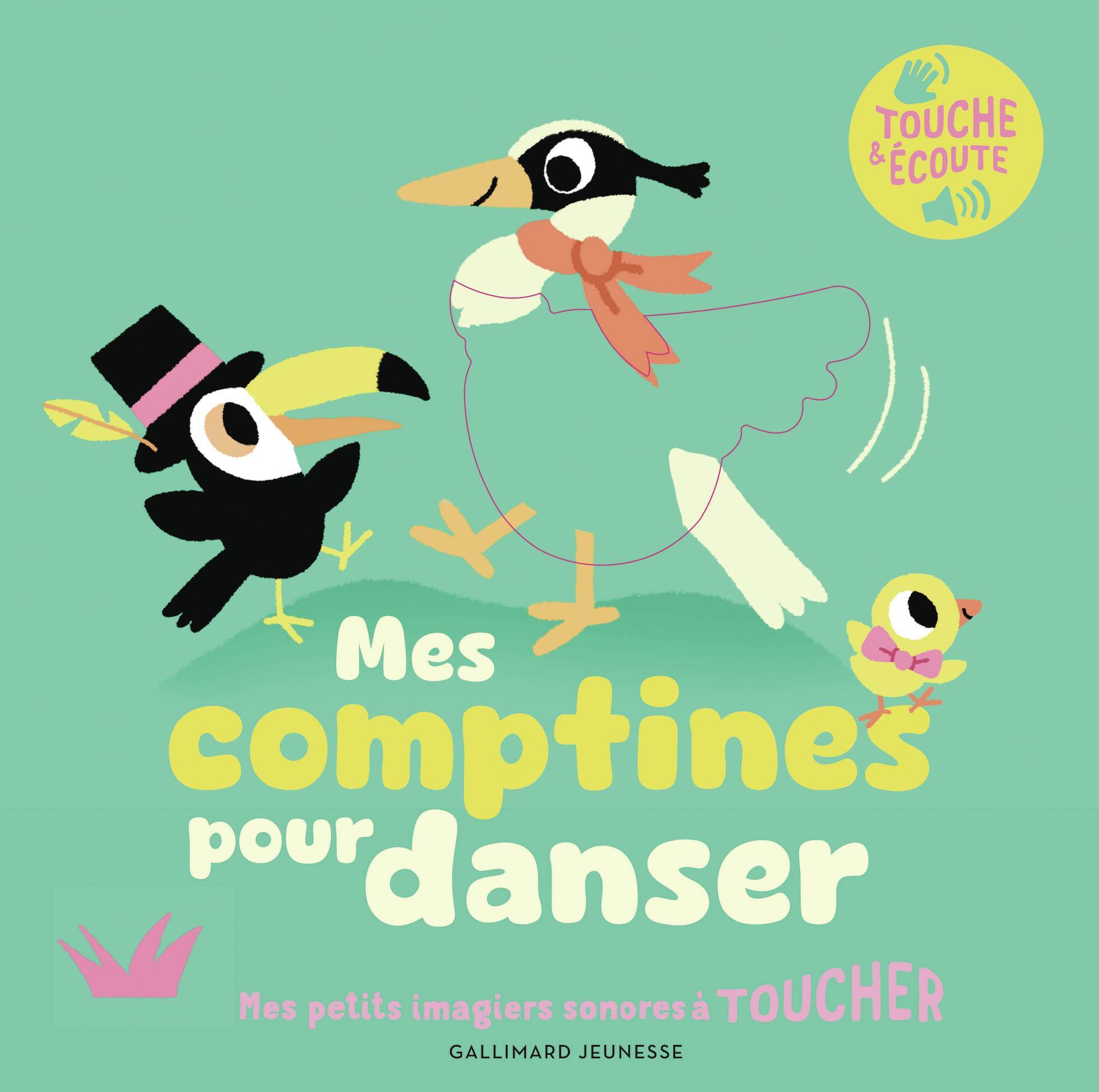 Mes comptines pour danser - 5 sons a ecouter, 5 matieres a toucher