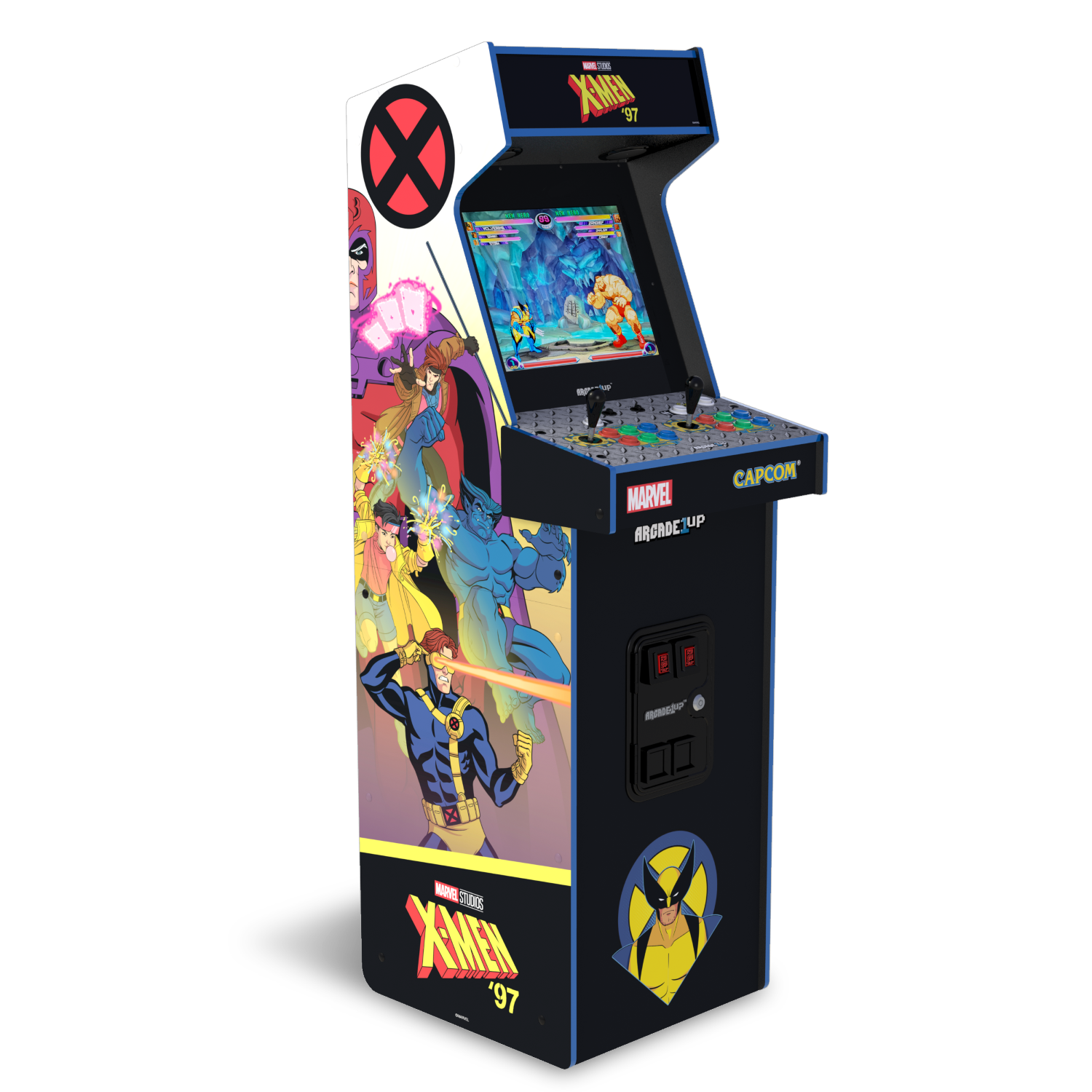 Machine récréative Arcade1Up X Men'97 Deluxe Edition 8 jeux 17 pouces - vue 7