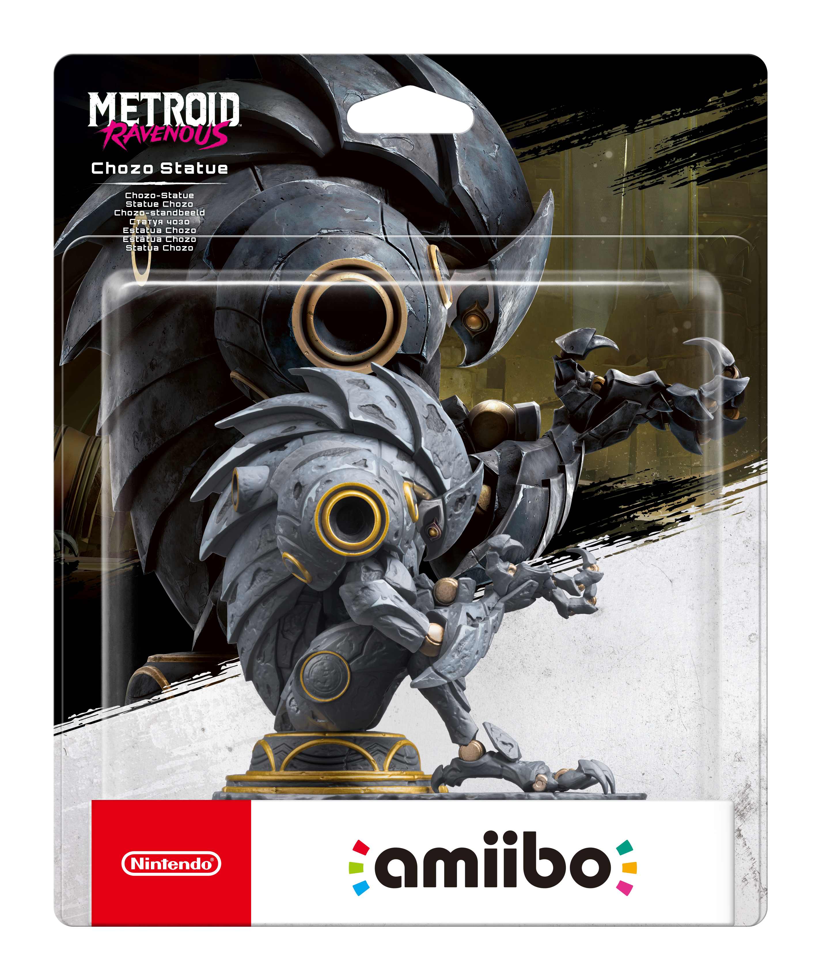 Figurine amiibo Statue Chozo collection Metroid Ravenous