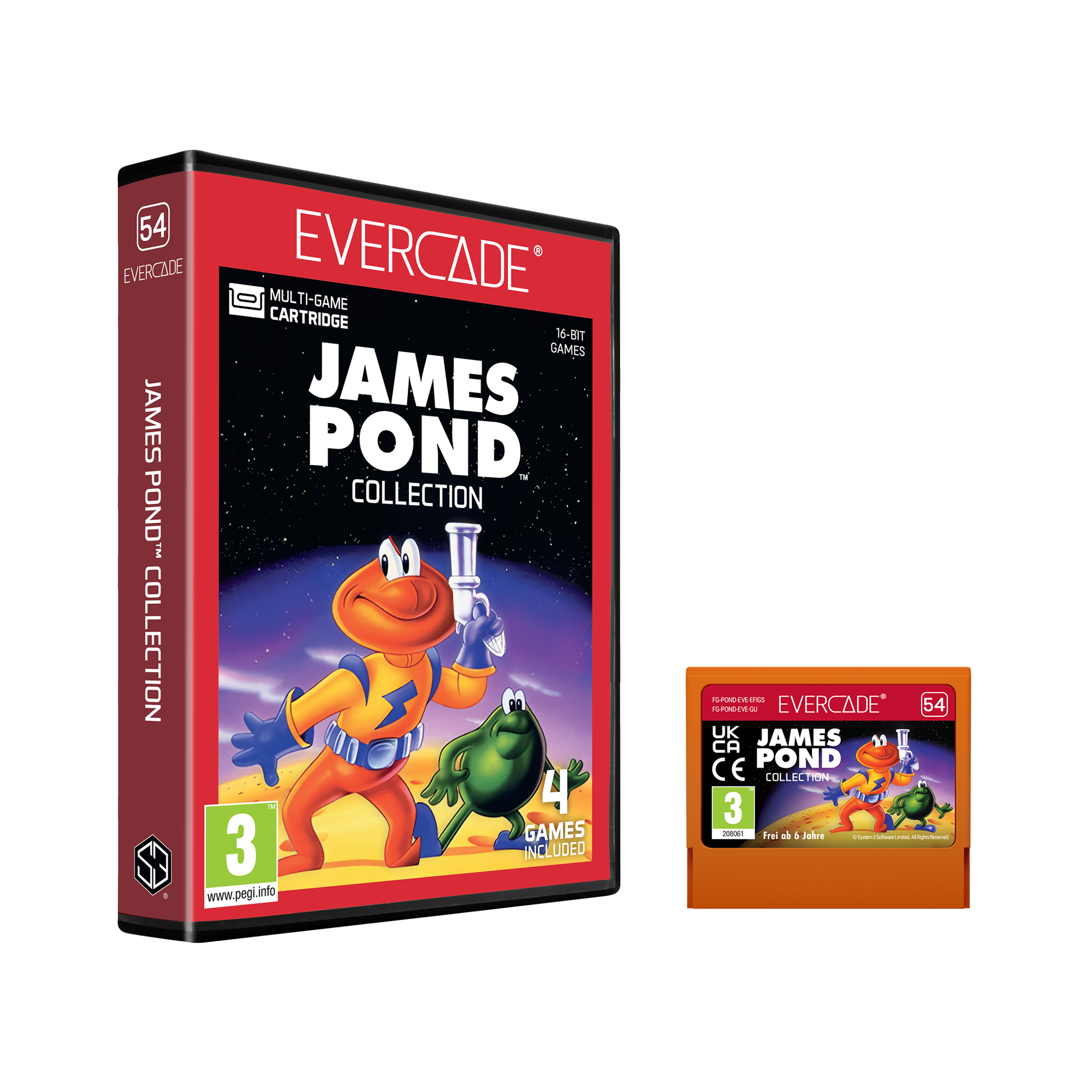 James Pond Collection Cartouche 4 jeux classiques inclus Jeu Evercade - vue 2