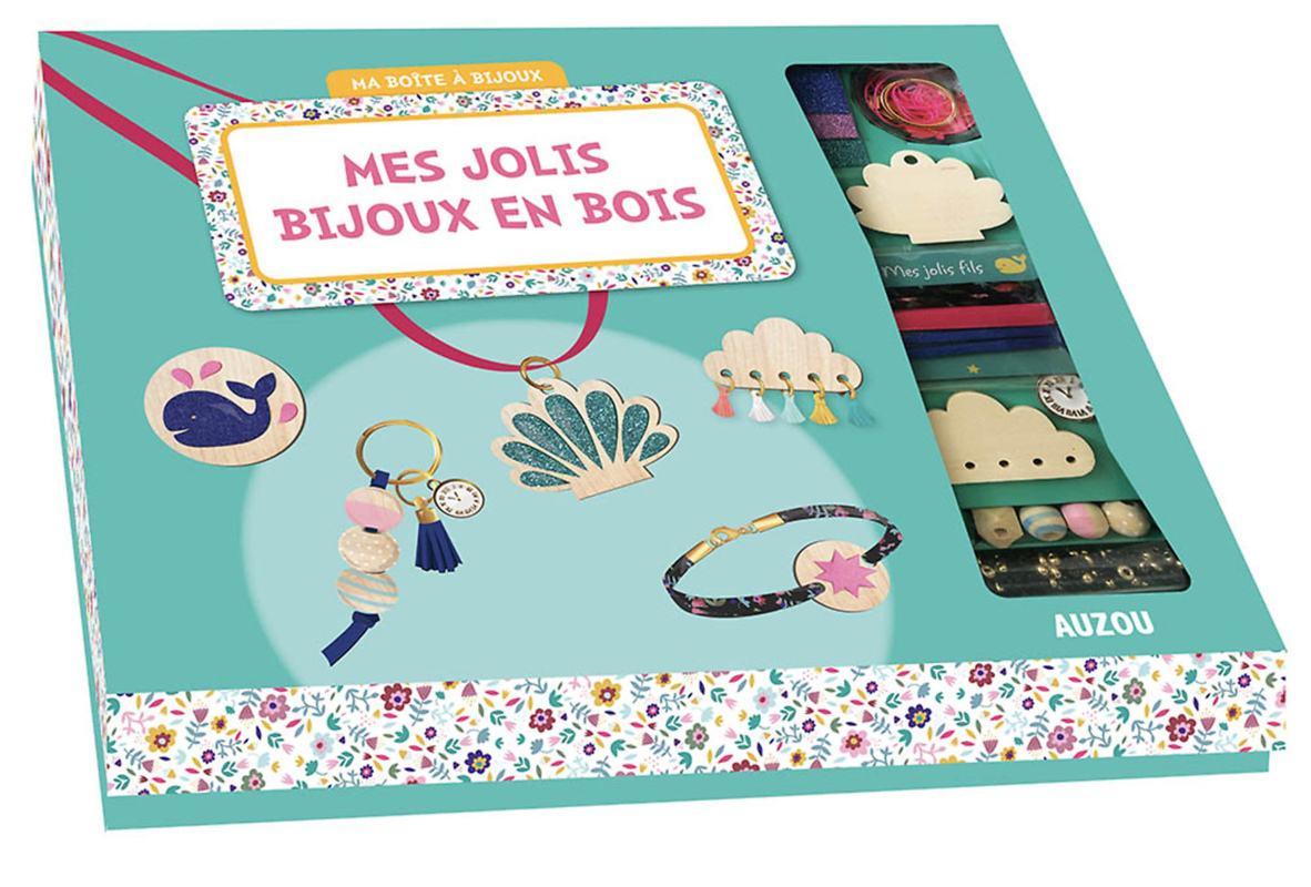 Mes Jolis Bijoux En Bois - Avec 1 Livre De 24 Pages Et Du Matériel