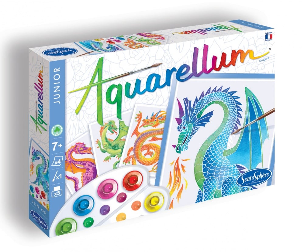 Coffret Aquarellum Junior - Dragons