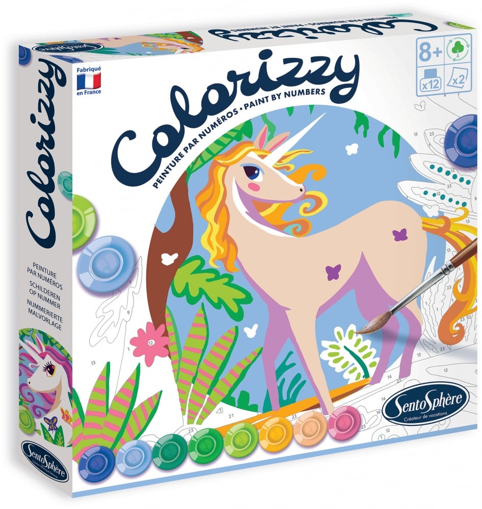 Coffret de peinture - Colorizzy - Licornes