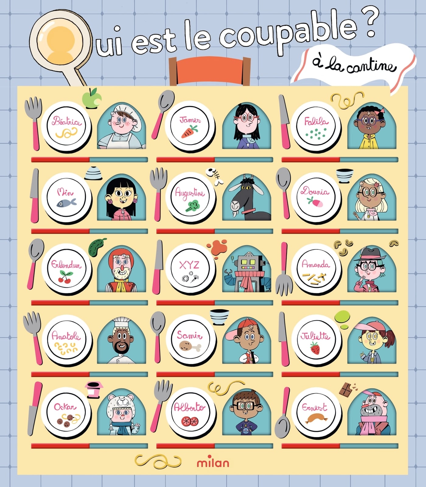 Qui est le coupable ? : qui est le coupable à la cantine ?