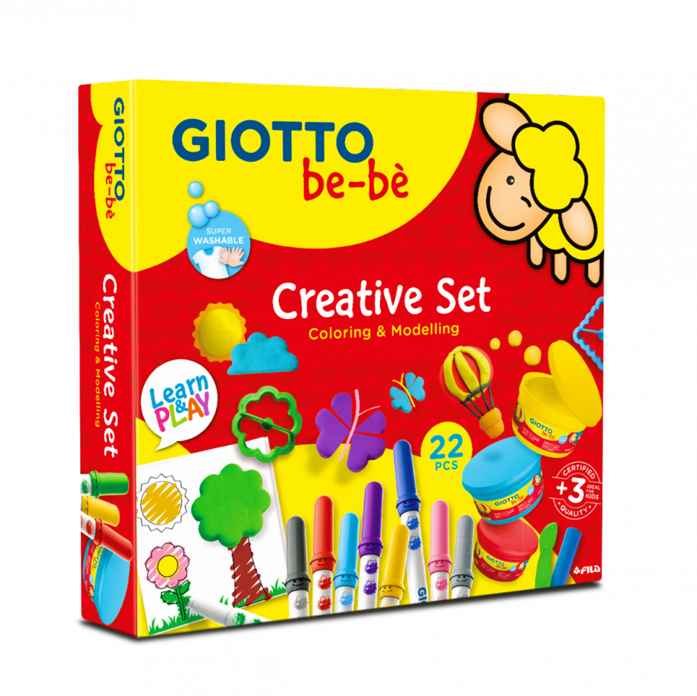 Kit de pâte à modeler Giotto - Coloring & Modelling