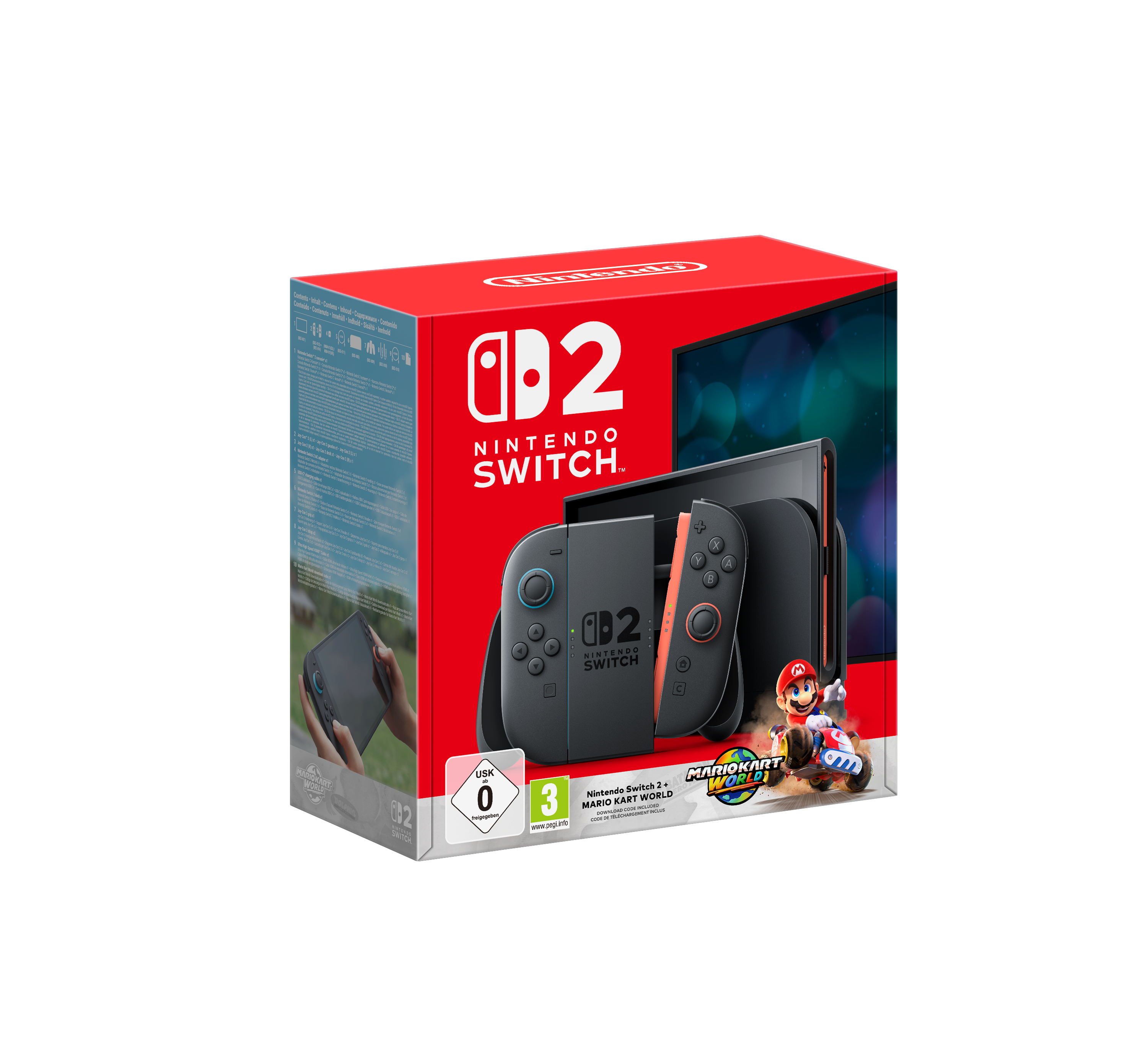Console Nintendo Switch 2 + Mario Kart World (code de téléchargement)