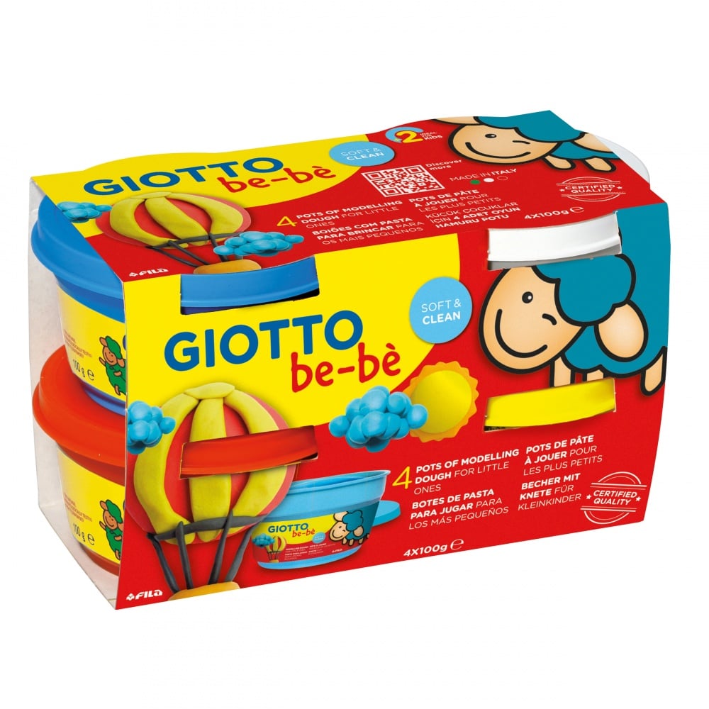 Pâte à jouer Giotto - be-bè - 4 pièces