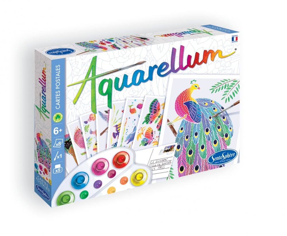 Aquarellum - Cartes postales Animaux