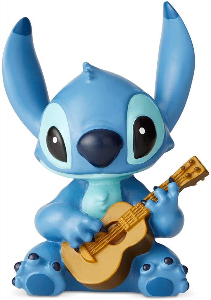 Figurine - Stitch avec guitare -  Lilo et Stitch Window Box (Disney) - 7 cm