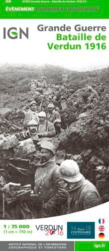 Collectif Ign GRANDE GUERRE : BATAILLE DE VERDUN, 1916
