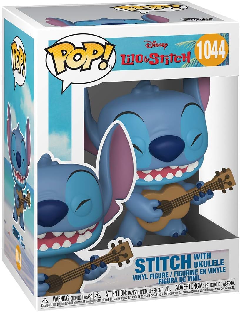 Figurine Funko POP! - Lilo & Stitch - Stitch avec ukulélé n°1044
