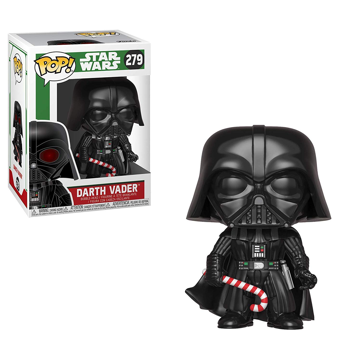 Figurine Funko pop - Star wars - Dark vador avec sucre d'orge 279