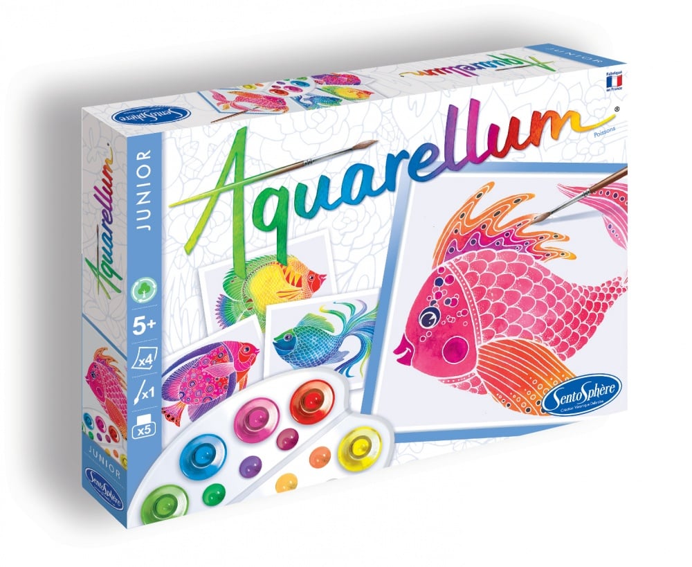 Coffret Aquarellum Junior - Poissons