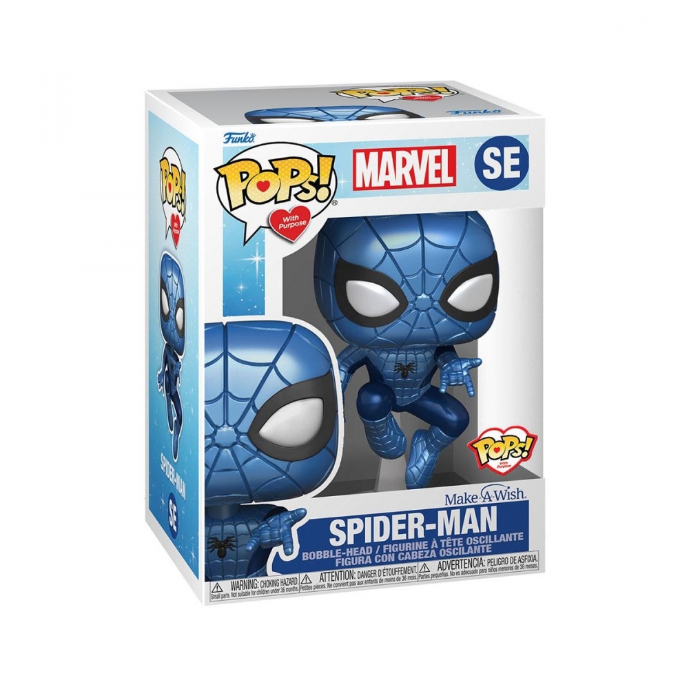 Figurine - Funko Pop! SE - Marvel - Spider-Man (Make-A-Wish)