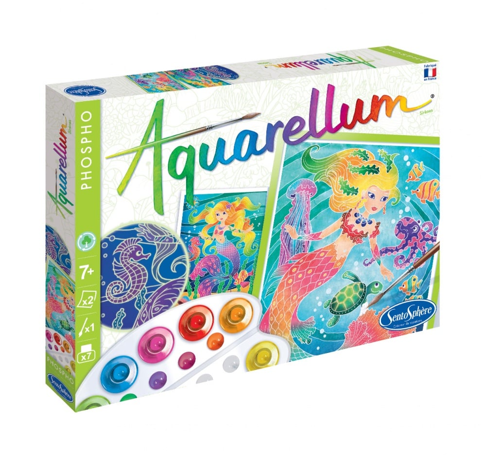 Coffret Aquarellum Phospho - Sirènes