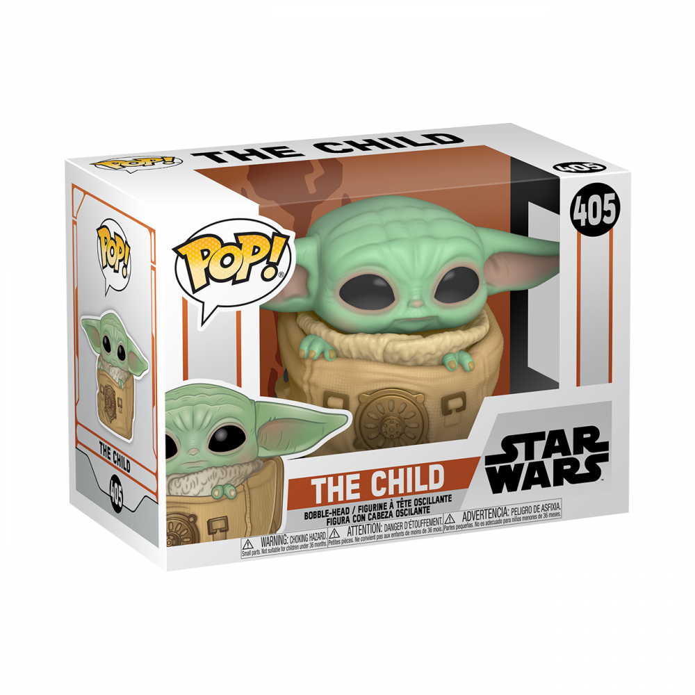 Figurine Funko Pop - Baby Yoda dans son sac - n°405