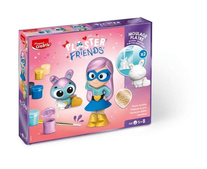 Coffret moulage plâtre - Plaster Friends - Super Héros