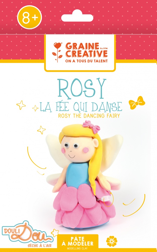 Kit pâte à modeler - Rosy la fée qui danse