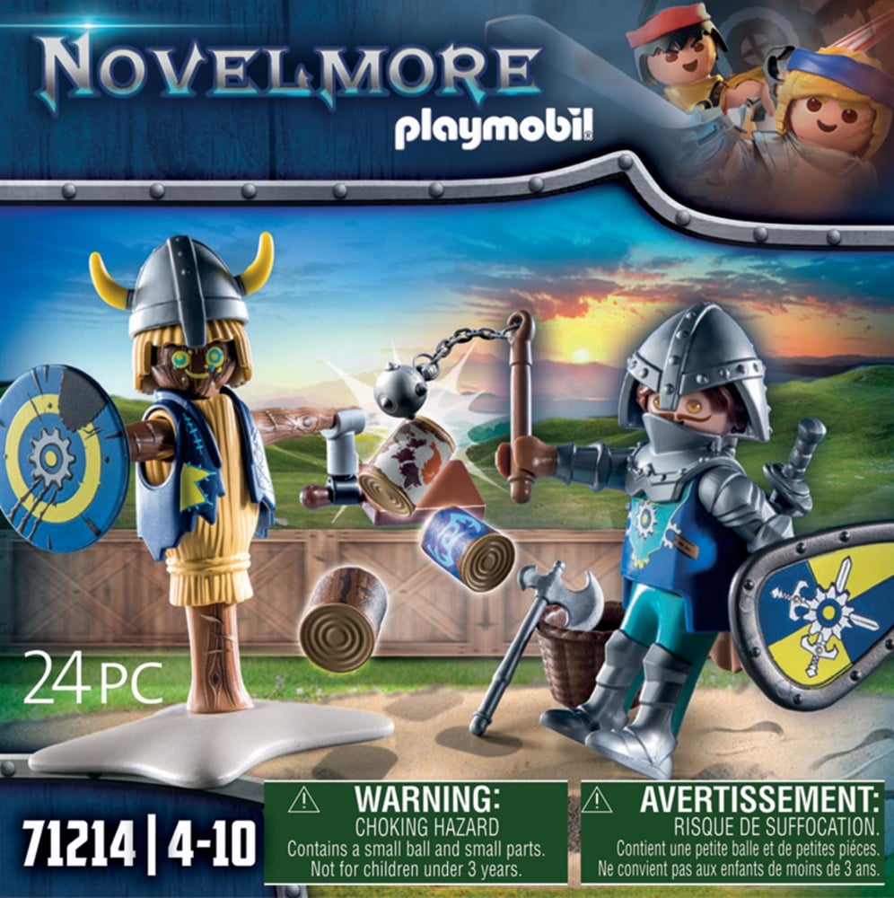 Playmobil® - Chevalier novelmore et mannequin d'entrainement - 71214 - Playmobil® Novelmore