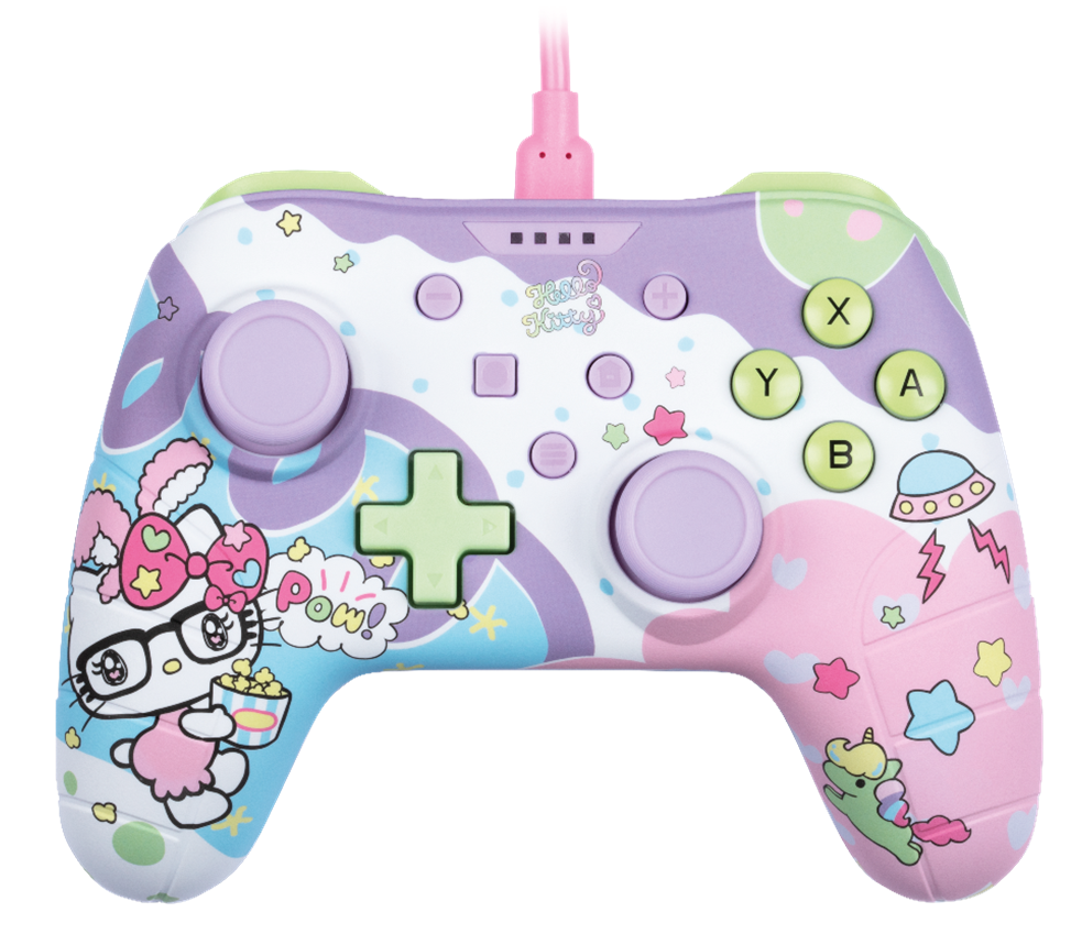 Manette filaire Konix Hello Kitty pour Nintendo Switch