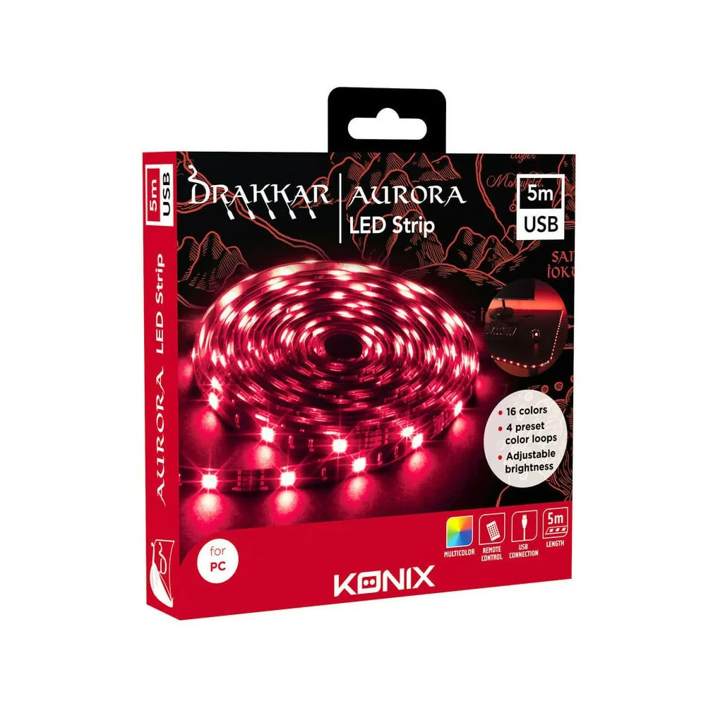  Drakkar Aurora Konix - Ruban LED pour PC  