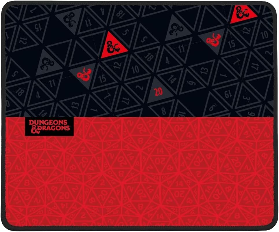 Tapis de souris Konix - Dungeons & Dragons - Red & Black