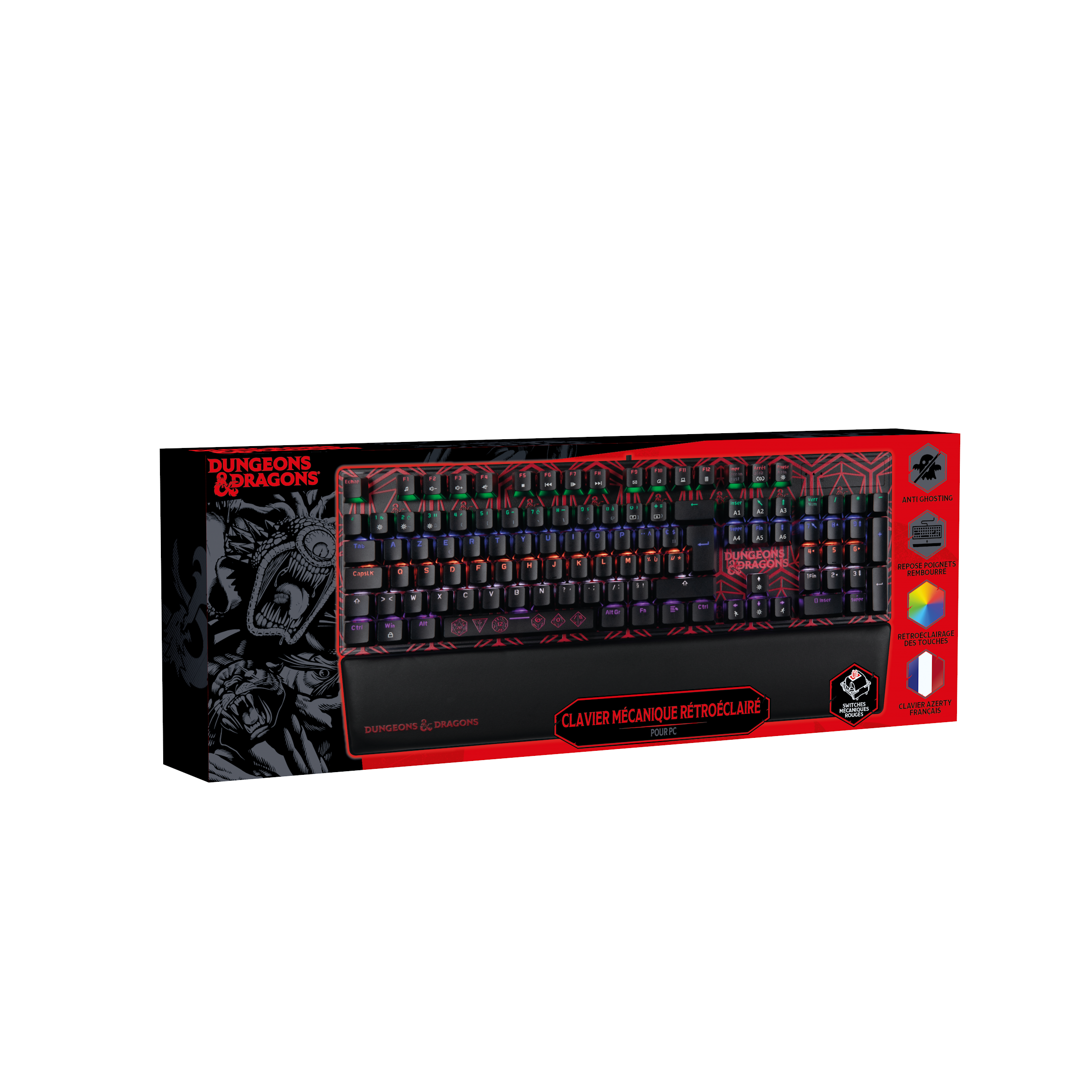 Donjons & Dragons Clavier filaire mécanique