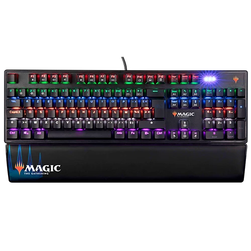 Clavier Gaming KONIX Magic The Gathering Mécanique AZERTY Anti ghosting 20 Effets Lumineux - vue 3
