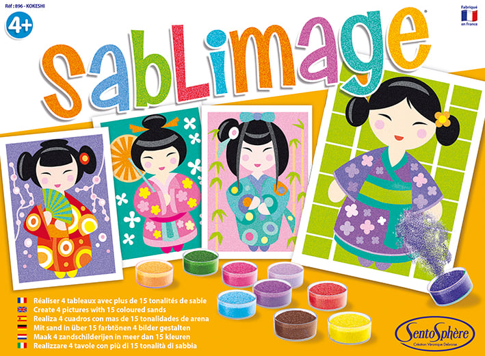 Kit créatif Sablimage - Kokeshi