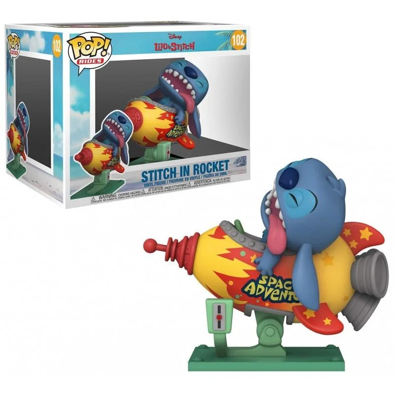 Figurine Funko POP! - Lilo & Stitch -  Stitch dans la rocket n°102