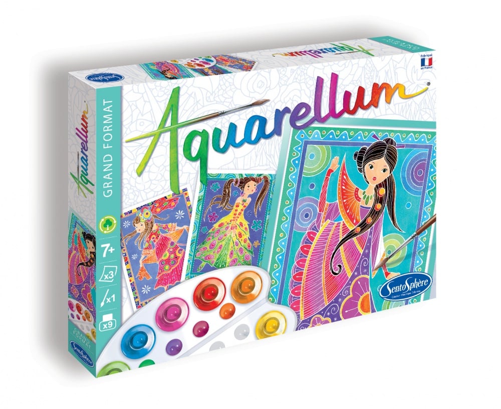 Coffret Aquarellum - Glamour girls