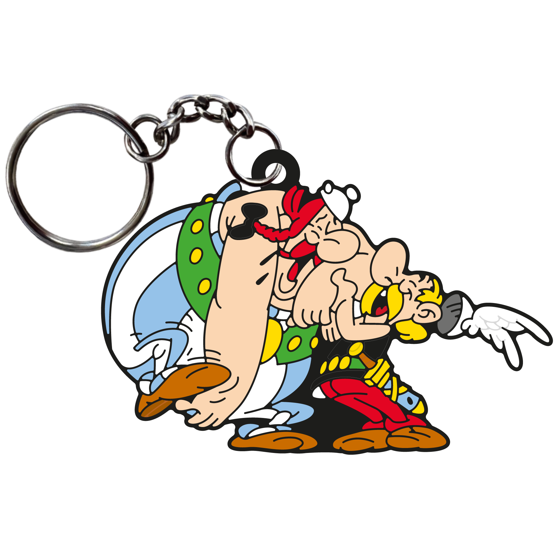 Porte-clés Plastoy - Astérix & Obélix rigolade