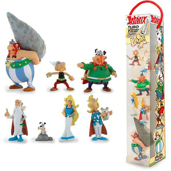 Coffret Tubo 7 Figurines Astérix - Plastoy