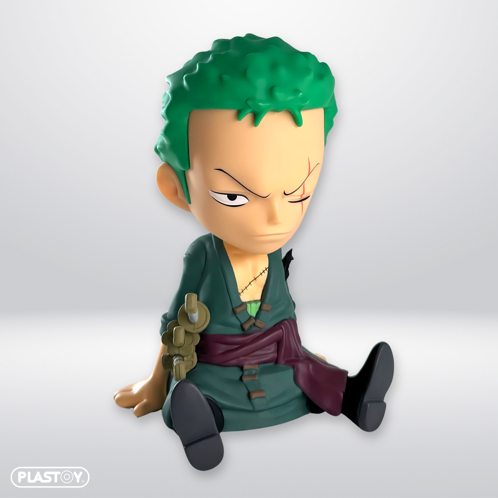 Tirelire Plastoy - One Piece - Zoro - 14 cm