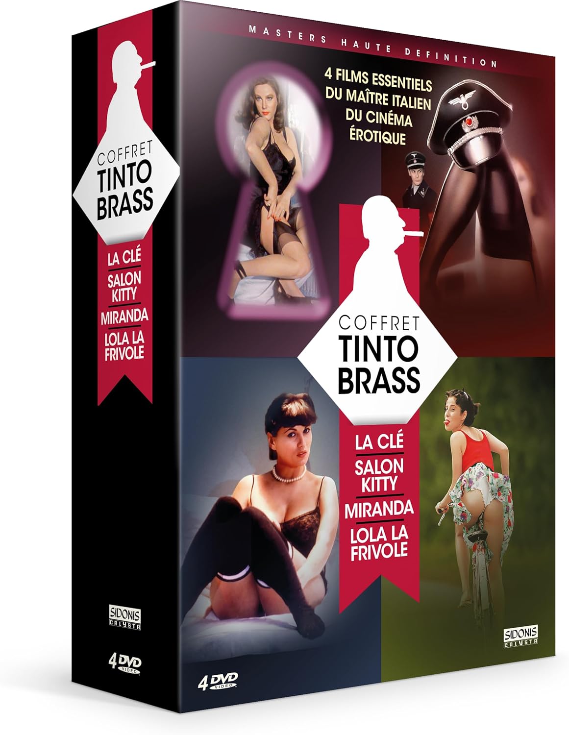 Tinto Brass - Coffret 4 films : Salon Kitty + La Clé + Miranda + Monella - Lola la frivole