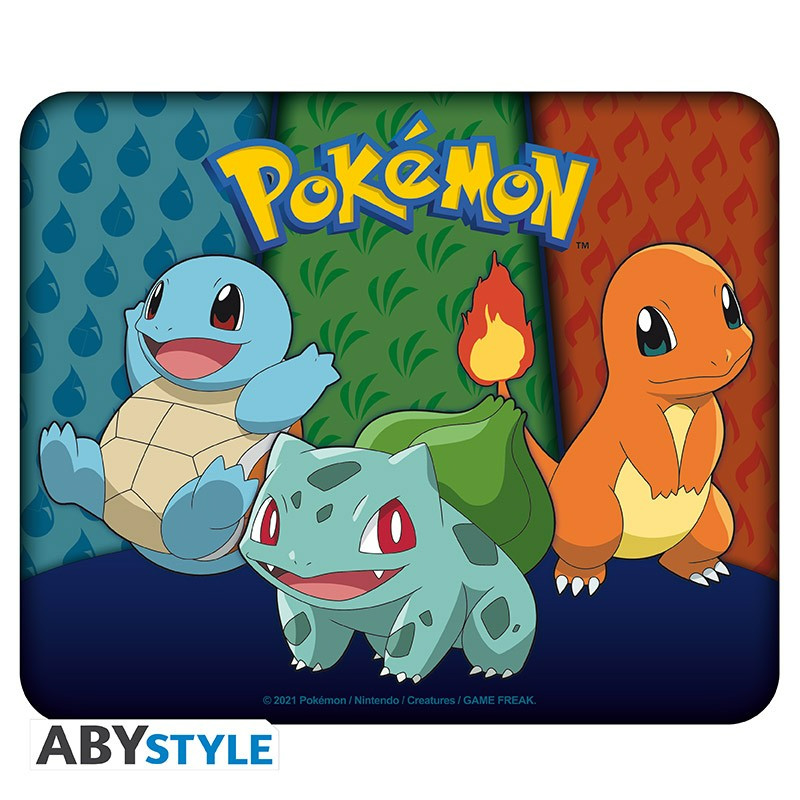 ABYSTYLE Tapis De Souris Souple  - Pok&eacute;mon - Starters Kanto