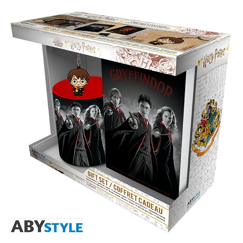 Coffret cadeau Harry Potter - Mug + porte-clés + cahier