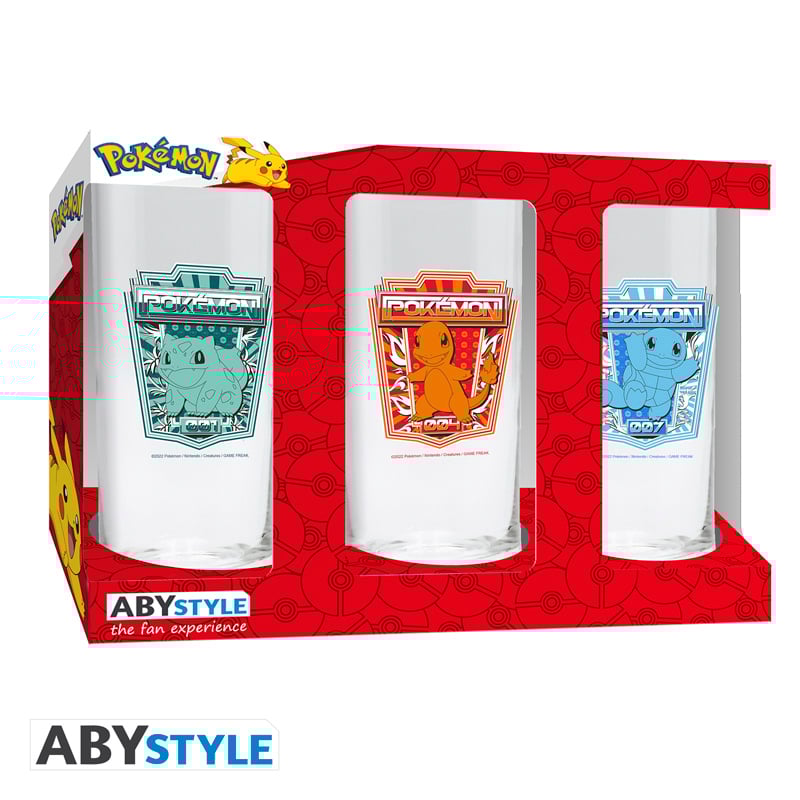Set de 3 verres ABYstyle Pokémon