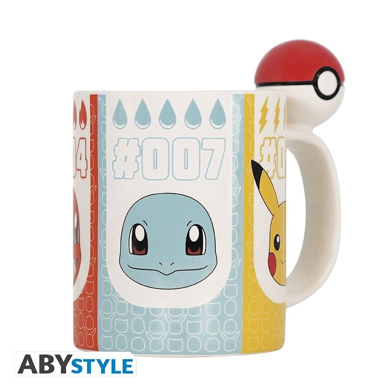 Mug 3D anse Pokémon - Pokéball x2