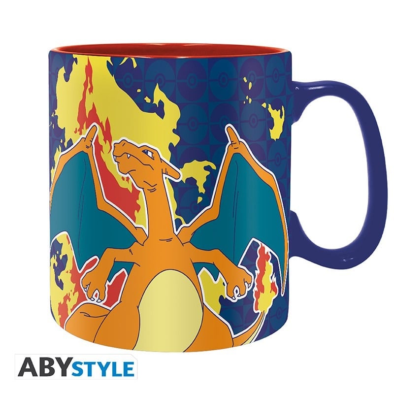 Pokémon - Mug 460 ml - Dracaufeu effet métal