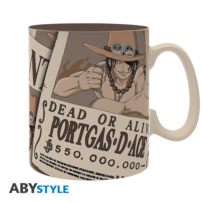 Mug AbyStyle - One Piece - Wanted Ace - 460 ml