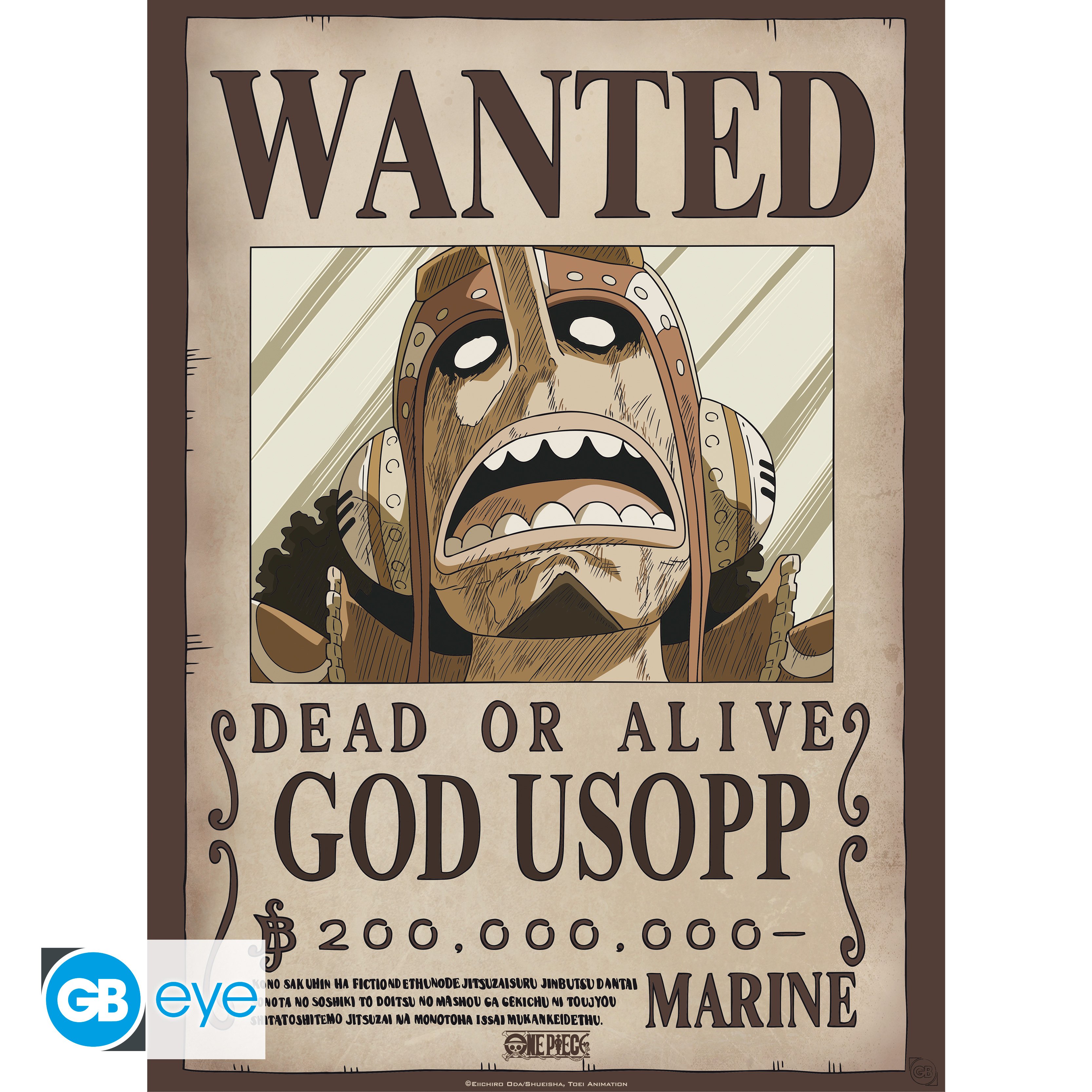 Posters GB EYE - One Piece Chiby Usopp & Franky - 52 x 88 cm - 2 pièces