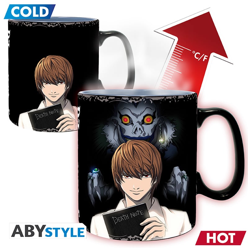 Mug thermo-reactif Abystyle - Death Note - Kira & L - 460 ml