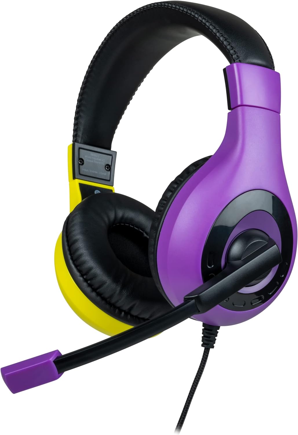 Casque Gaming Big Ben - Pour Nintendo Switch - Filaire - Violet et jaune