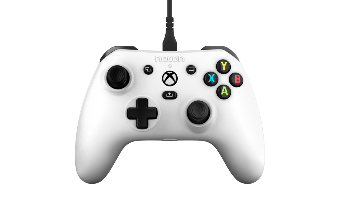 Manette filaire Nacon pour Xbox - EVOL-X - Blanc