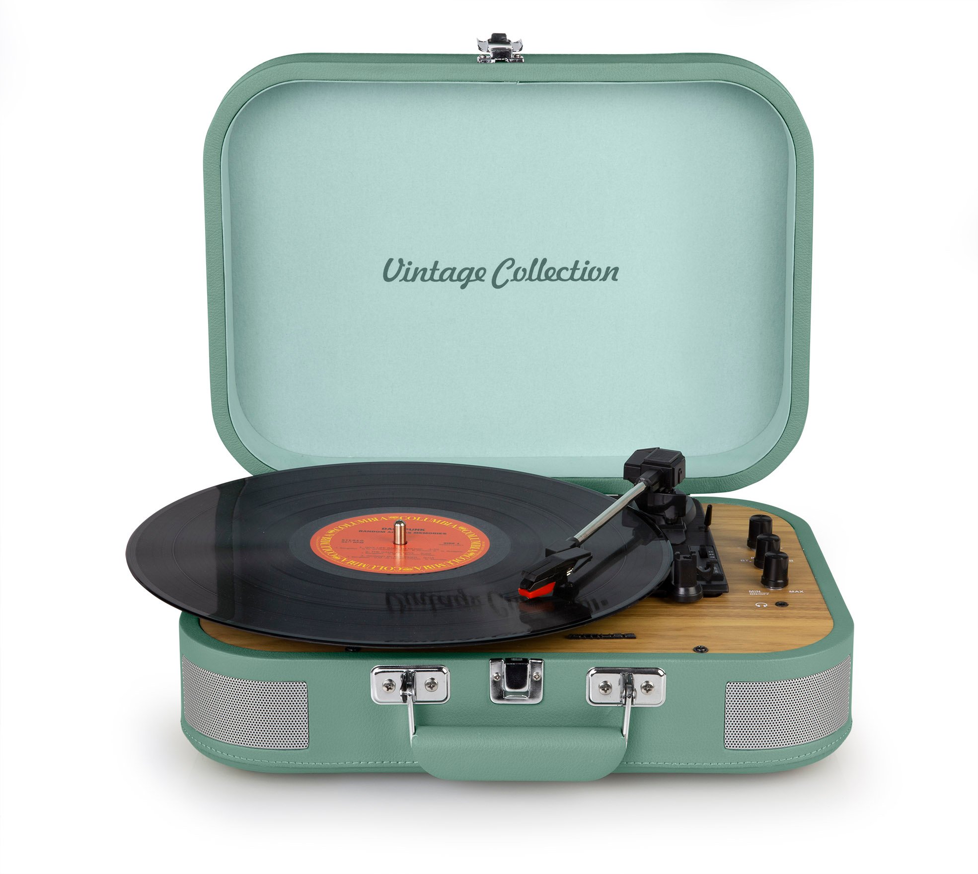 Platine vinyle valise Muse - MT201 - Vintage Collection - Verte