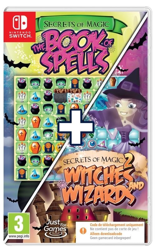 Just For Games Secrets of Magic 1 + 2 Nintendo Switch (Code de téléchargement)