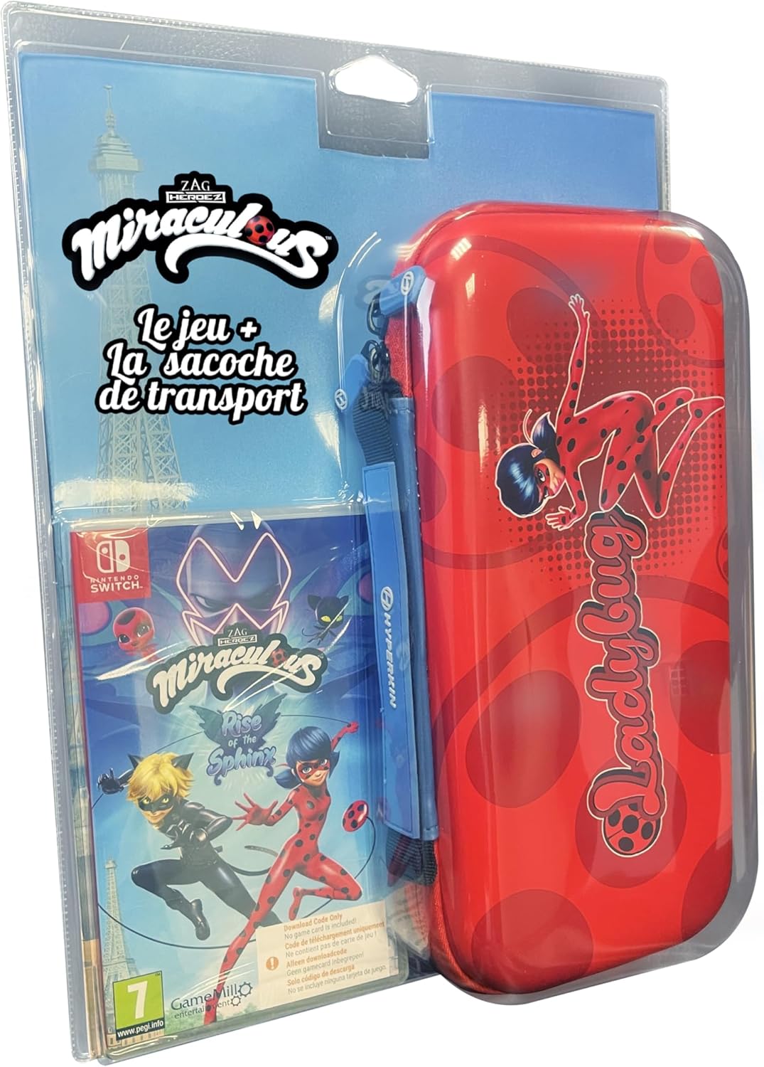 Bundle Sacoche + Miraculous Rise of the Sphinx Switch Code de téléchargement Neuf - vue 6