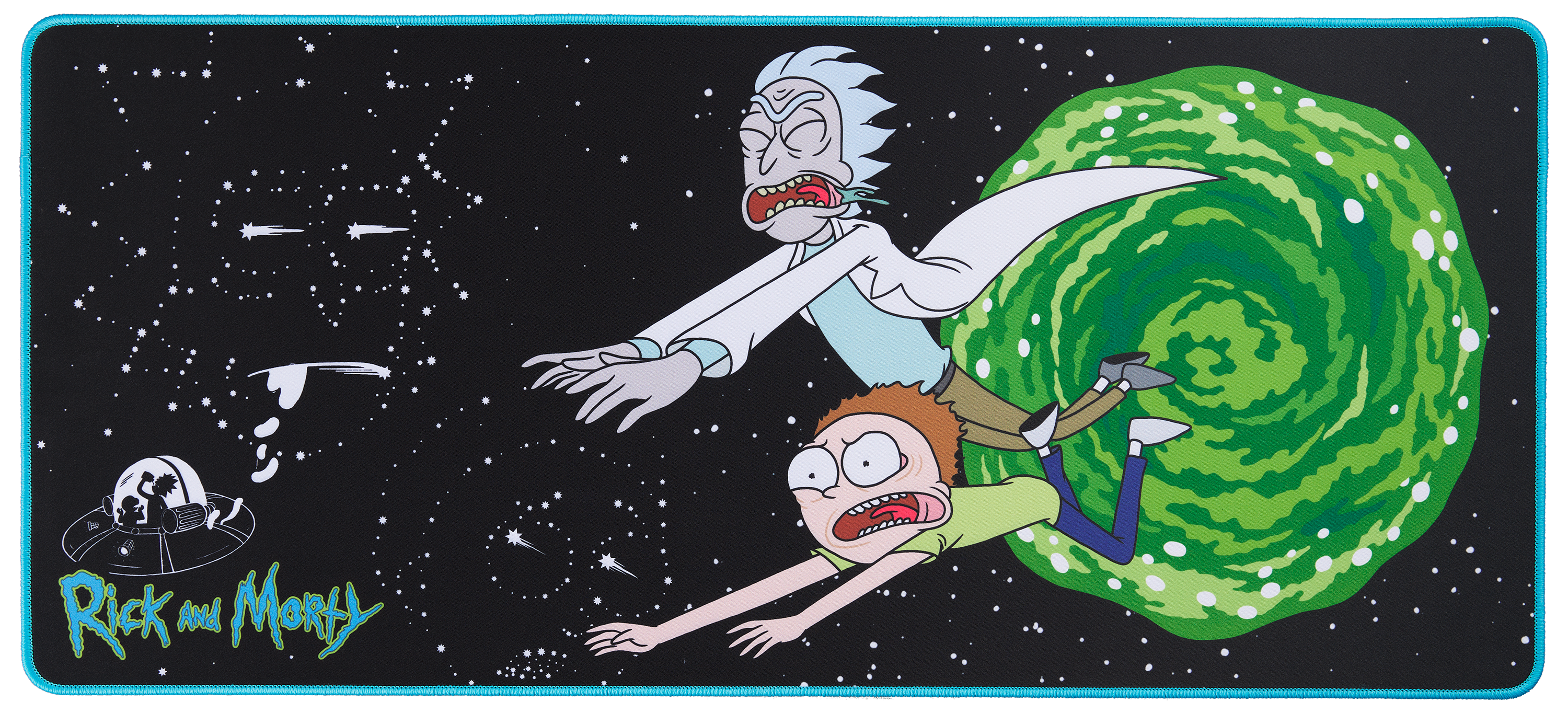 Tapis de BRAND Rick and Morty 90x40 cm Tissu micro texturé Base antidérapante