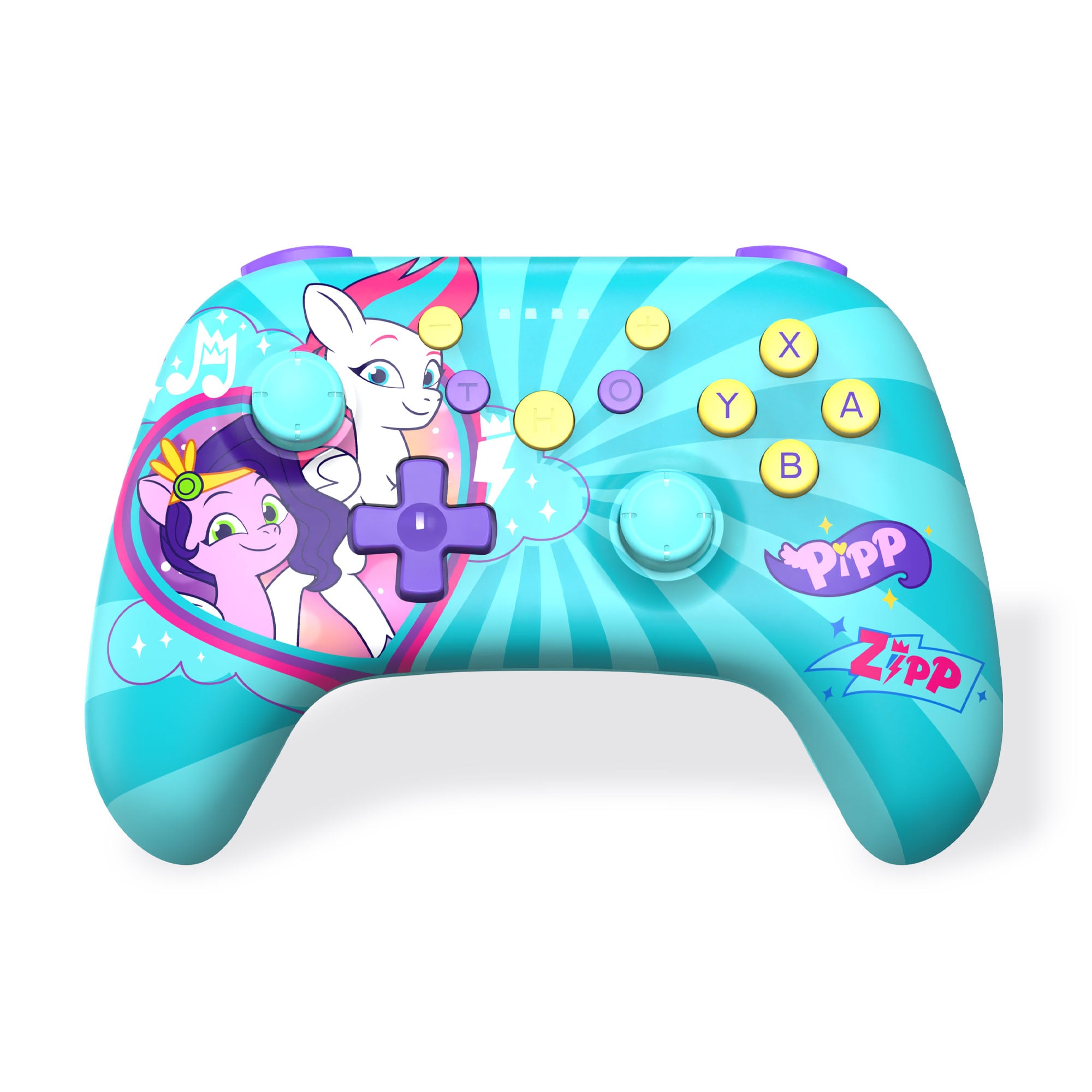 Manette de jeu switchPC nano sans fil Freaks & Geeks My Little Pony Pipp & Zipp